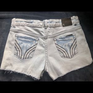 Armani Exchange Denim Distressed Shorts